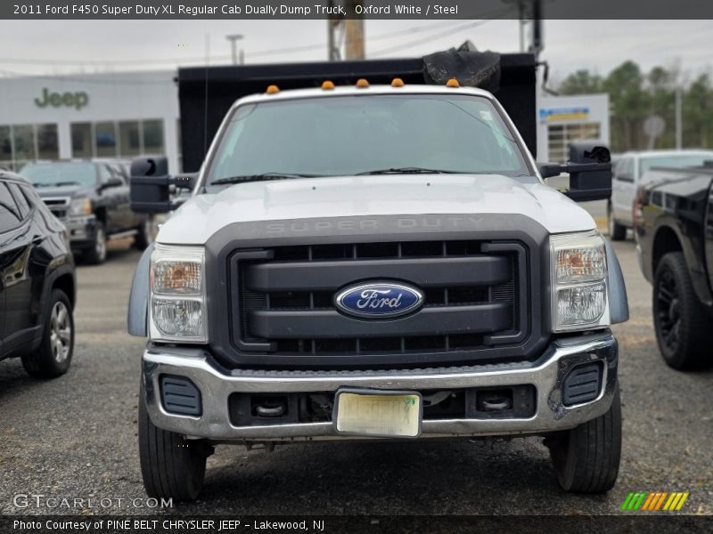 Oxford White / Steel 2011 Ford F450 Super Duty XL Regular Cab Dually Dump Truck