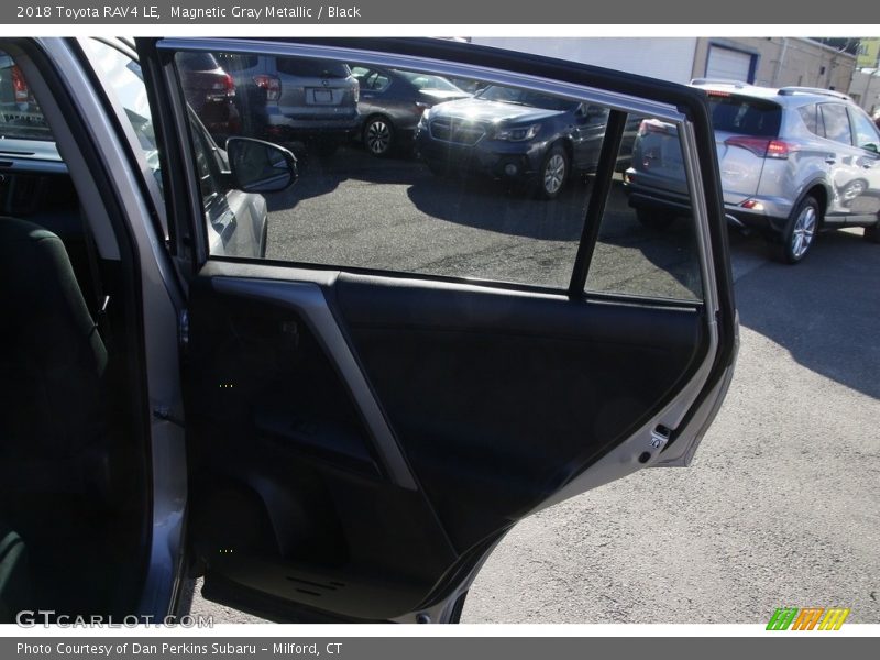 Magnetic Gray Metallic / Black 2018 Toyota RAV4 LE