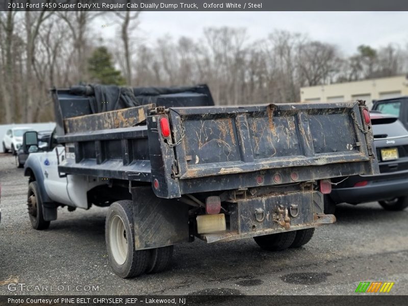 Oxford White / Steel 2011 Ford F450 Super Duty XL Regular Cab Dually Dump Truck