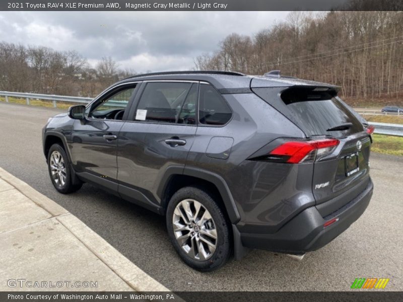 Magnetic Gray Metallic / Light Gray 2021 Toyota RAV4 XLE Premium AWD