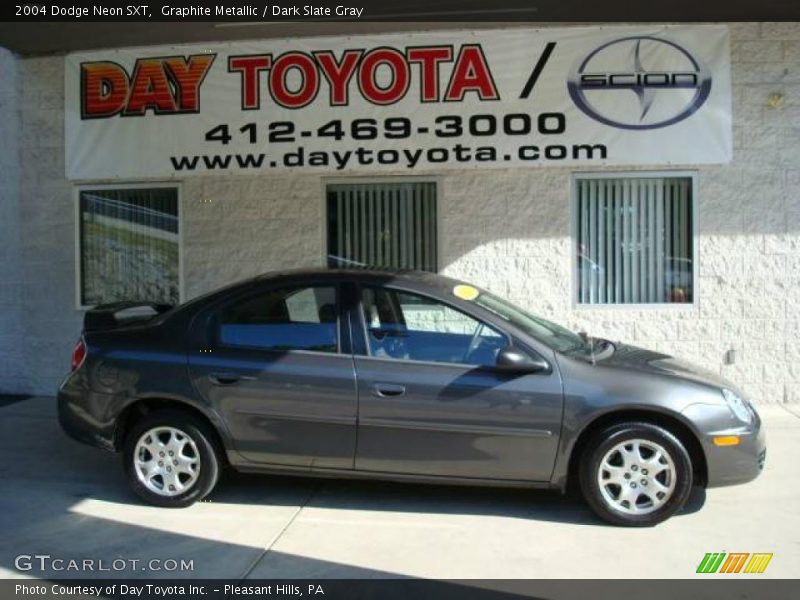 Graphite Metallic / Dark Slate Gray 2004 Dodge Neon SXT