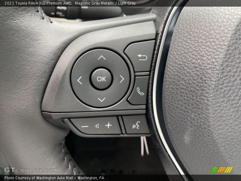 Magnetic Gray Metallic / Light Gray 2021 Toyota RAV4 XLE Premium AWD
