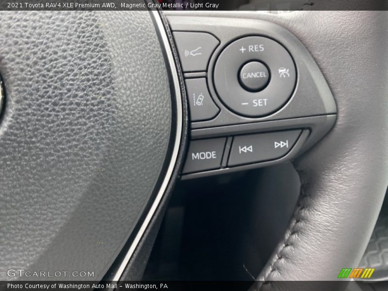 Magnetic Gray Metallic / Light Gray 2021 Toyota RAV4 XLE Premium AWD