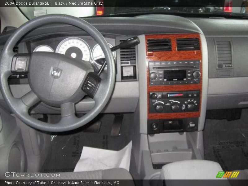 Black / Medium Slate Gray 2004 Dodge Durango SLT
