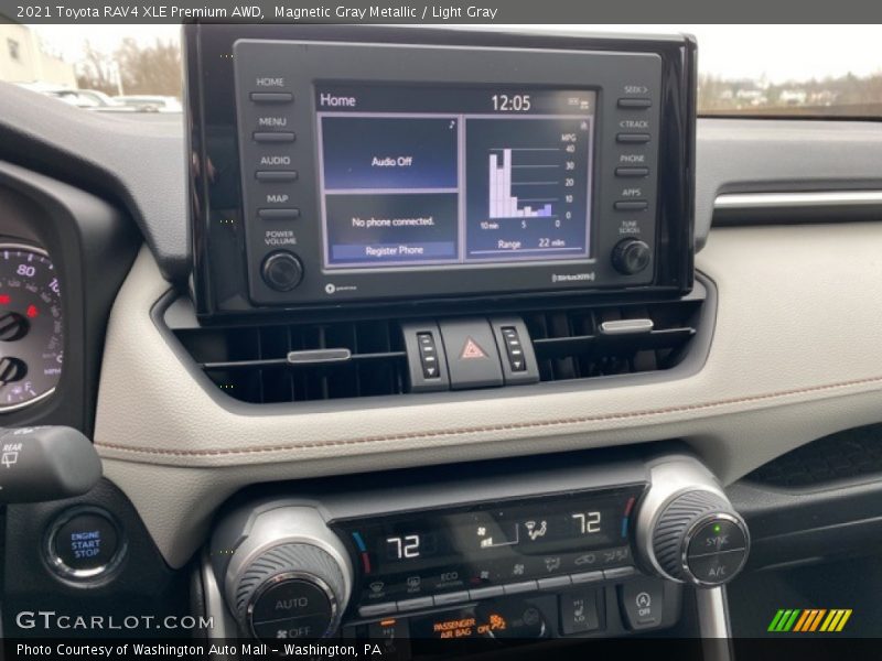 Magnetic Gray Metallic / Light Gray 2021 Toyota RAV4 XLE Premium AWD