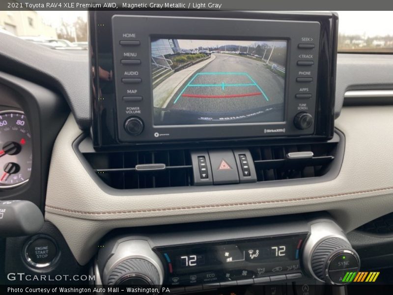 Magnetic Gray Metallic / Light Gray 2021 Toyota RAV4 XLE Premium AWD