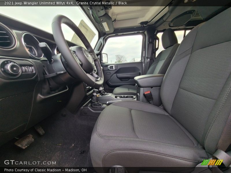 Granite Crystal Metallic / Black 2021 Jeep Wrangler Unlimited Willys 4x4