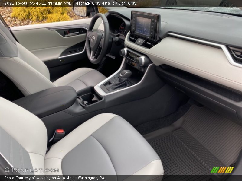 Magnetic Gray Metallic / Light Gray 2021 Toyota RAV4 XLE Premium AWD