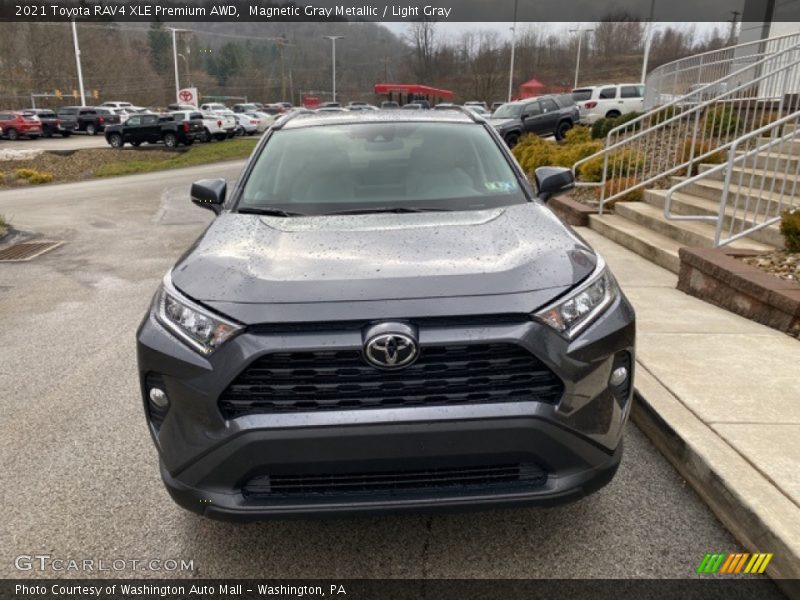 Magnetic Gray Metallic / Light Gray 2021 Toyota RAV4 XLE Premium AWD