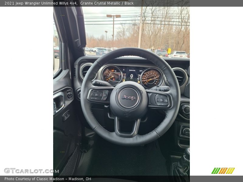 Granite Crystal Metallic / Black 2021 Jeep Wrangler Unlimited Willys 4x4
