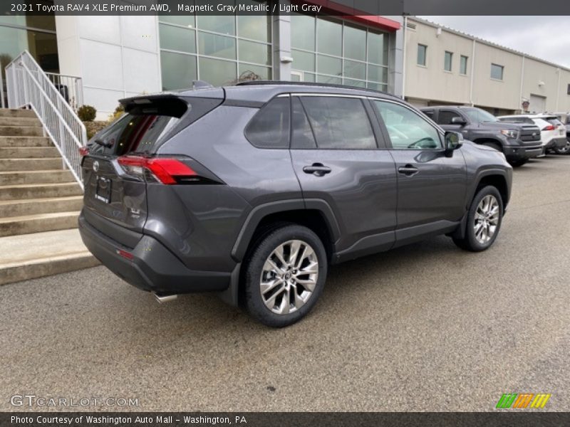 Magnetic Gray Metallic / Light Gray 2021 Toyota RAV4 XLE Premium AWD