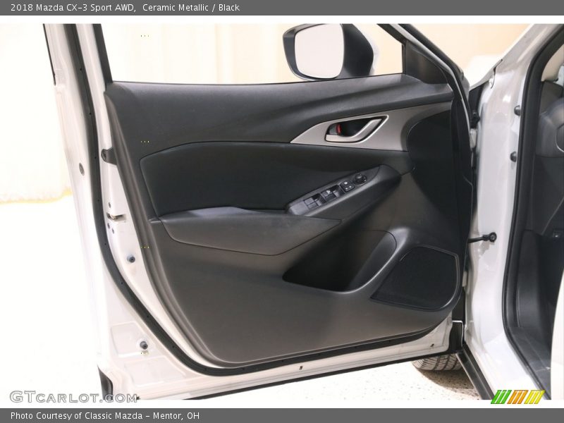 Ceramic Metallic / Black 2018 Mazda CX-3 Sport AWD
