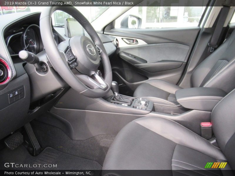 Snowflake White Pearl Mica / Black 2019 Mazda CX-3 Grand Touring AWD