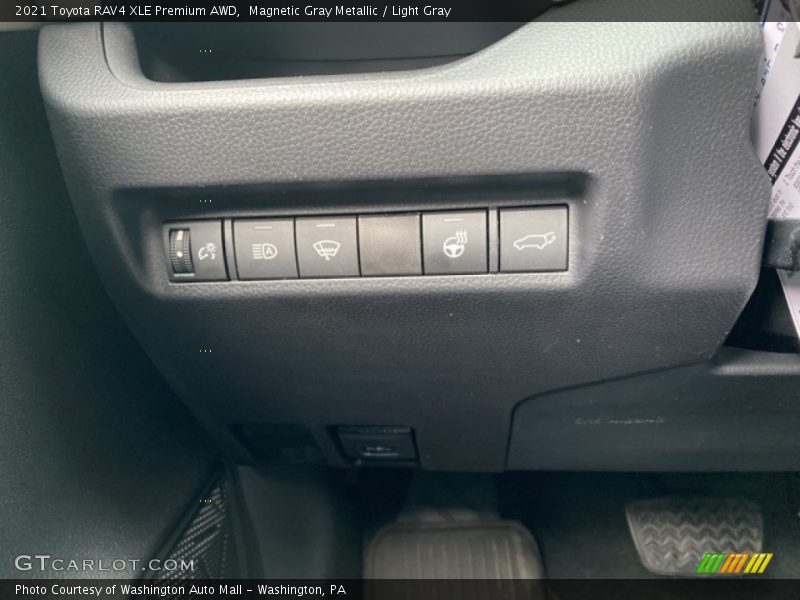 Magnetic Gray Metallic / Light Gray 2021 Toyota RAV4 XLE Premium AWD