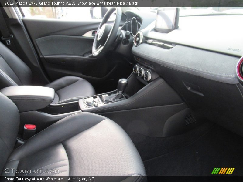 Snowflake White Pearl Mica / Black 2019 Mazda CX-3 Grand Touring AWD