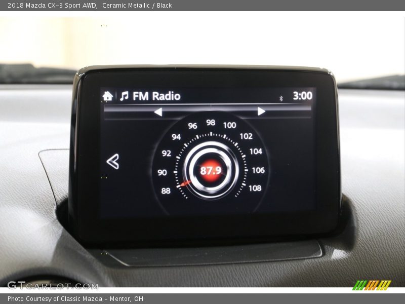 Ceramic Metallic / Black 2018 Mazda CX-3 Sport AWD