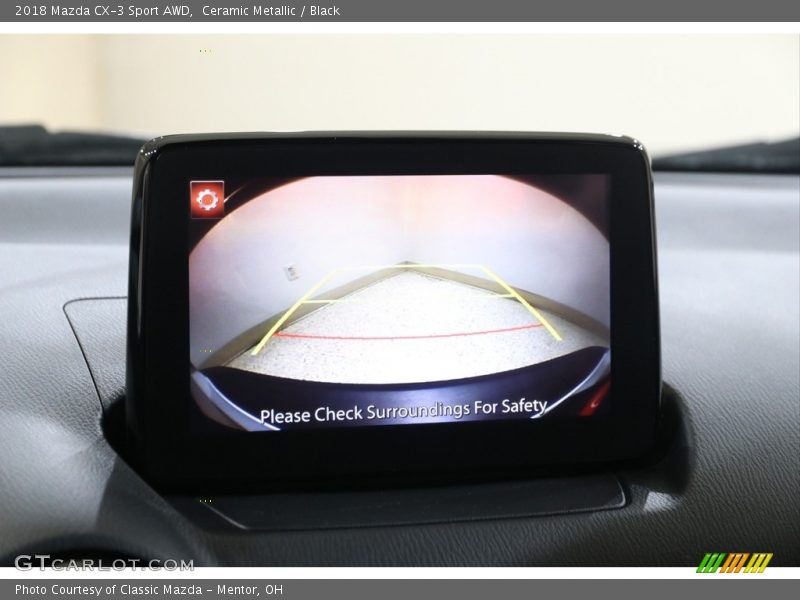 Ceramic Metallic / Black 2018 Mazda CX-3 Sport AWD