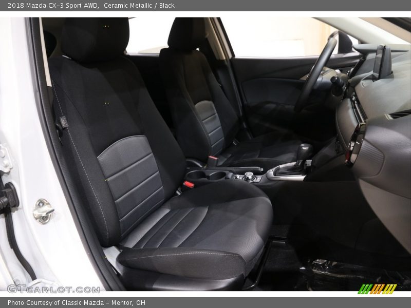 Ceramic Metallic / Black 2018 Mazda CX-3 Sport AWD