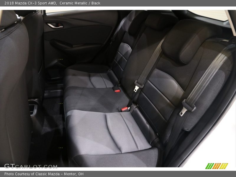 Ceramic Metallic / Black 2018 Mazda CX-3 Sport AWD