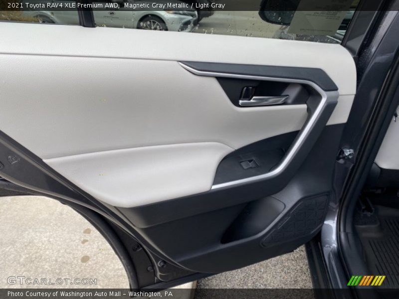 Magnetic Gray Metallic / Light Gray 2021 Toyota RAV4 XLE Premium AWD