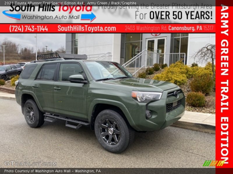 Army Green / Black/Graphite 2021 Toyota 4Runner Trail Special Edition 4x4