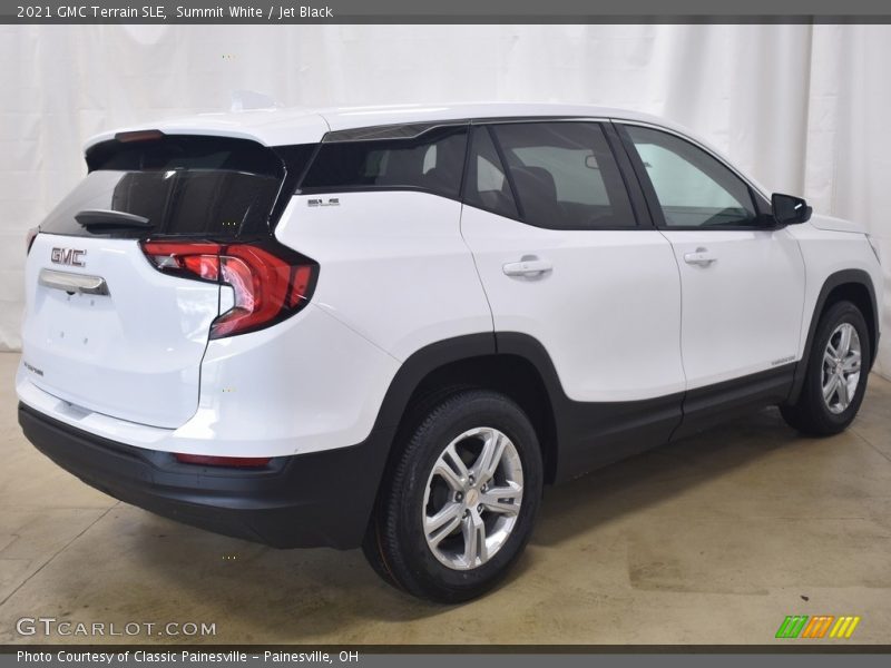 Summit White / Jet Black 2021 GMC Terrain SLE