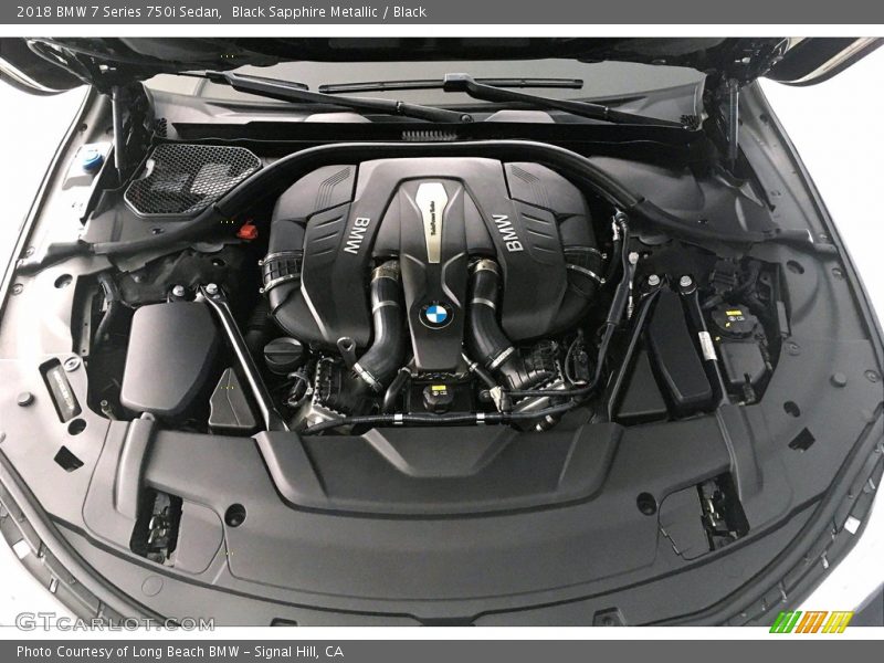 Black Sapphire Metallic / Black 2018 BMW 7 Series 750i Sedan
