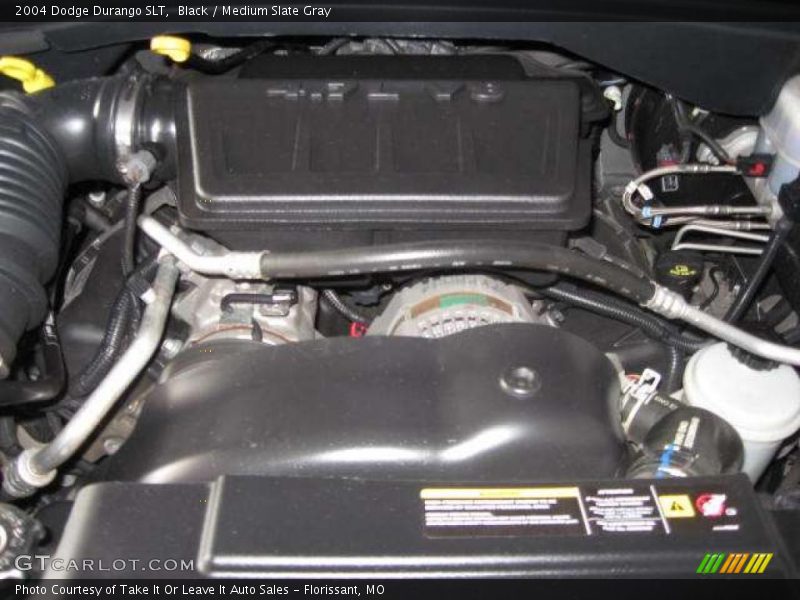 Black / Medium Slate Gray 2004 Dodge Durango SLT