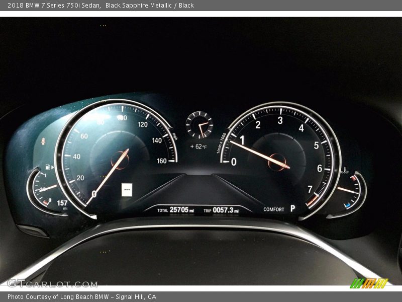 Black Sapphire Metallic / Black 2018 BMW 7 Series 750i Sedan