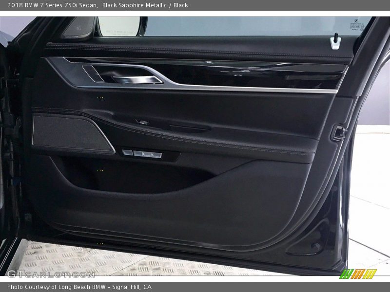 Black Sapphire Metallic / Black 2018 BMW 7 Series 750i Sedan