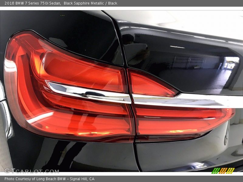 Black Sapphire Metallic / Black 2018 BMW 7 Series 750i Sedan