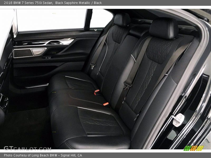 Black Sapphire Metallic / Black 2018 BMW 7 Series 750i Sedan