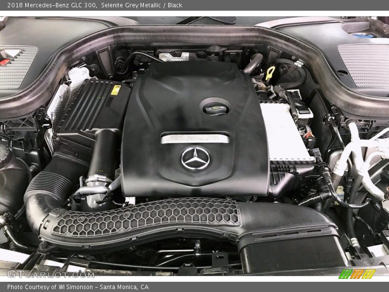 Selenite Grey Metallic / Black 2018 Mercedes-Benz GLC 300