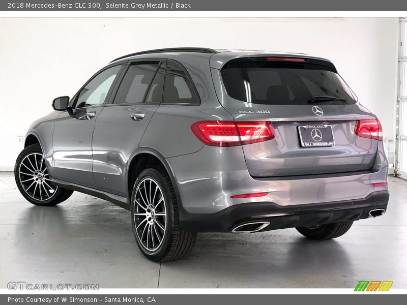 Selenite Grey Metallic / Black 2018 Mercedes-Benz GLC 300