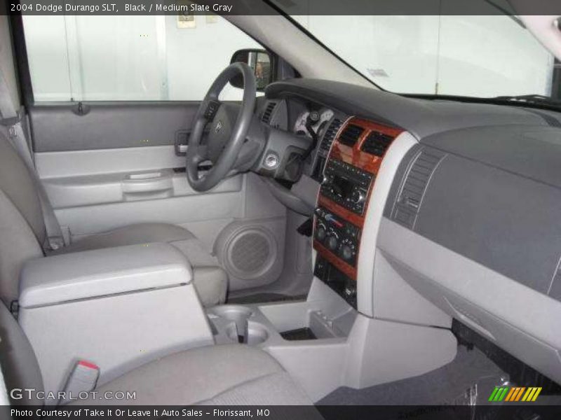 Black / Medium Slate Gray 2004 Dodge Durango SLT