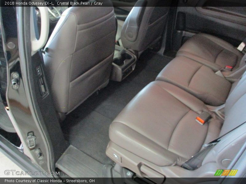 Crystal Black Pearl / Gray 2018 Honda Odyssey EX-L