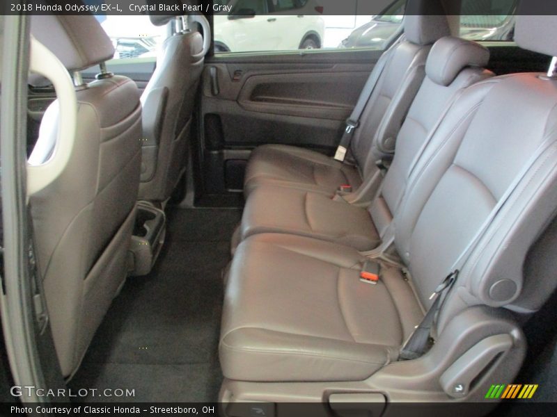 Crystal Black Pearl / Gray 2018 Honda Odyssey EX-L