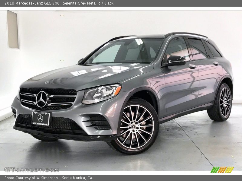 Selenite Grey Metallic / Black 2018 Mercedes-Benz GLC 300
