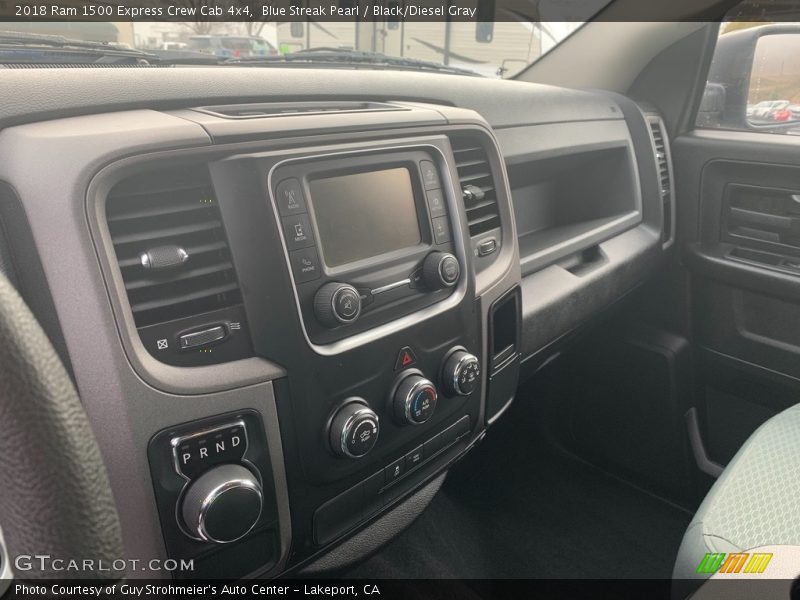 Blue Streak Pearl / Black/Diesel Gray 2018 Ram 1500 Express Crew Cab 4x4
