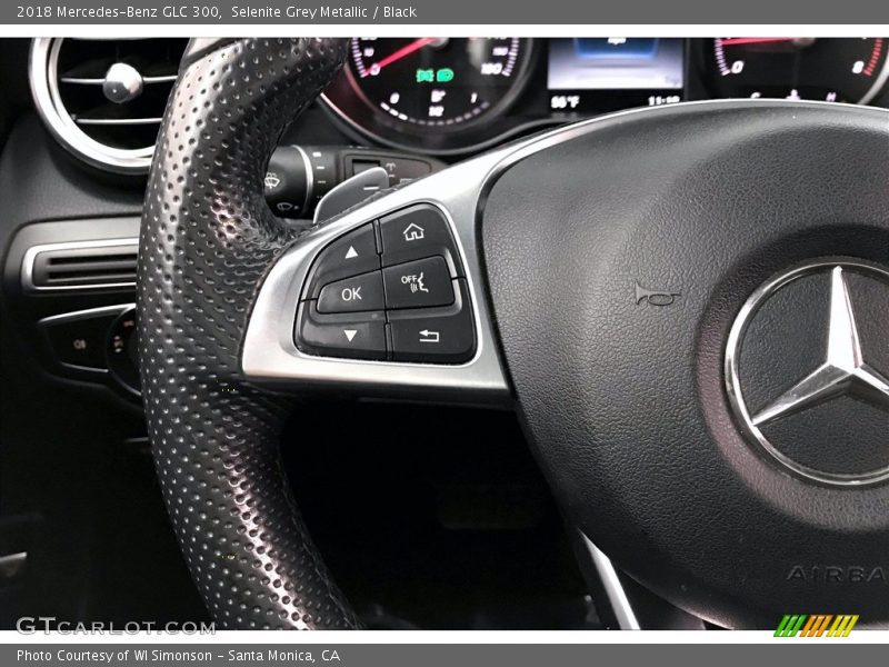Selenite Grey Metallic / Black 2018 Mercedes-Benz GLC 300