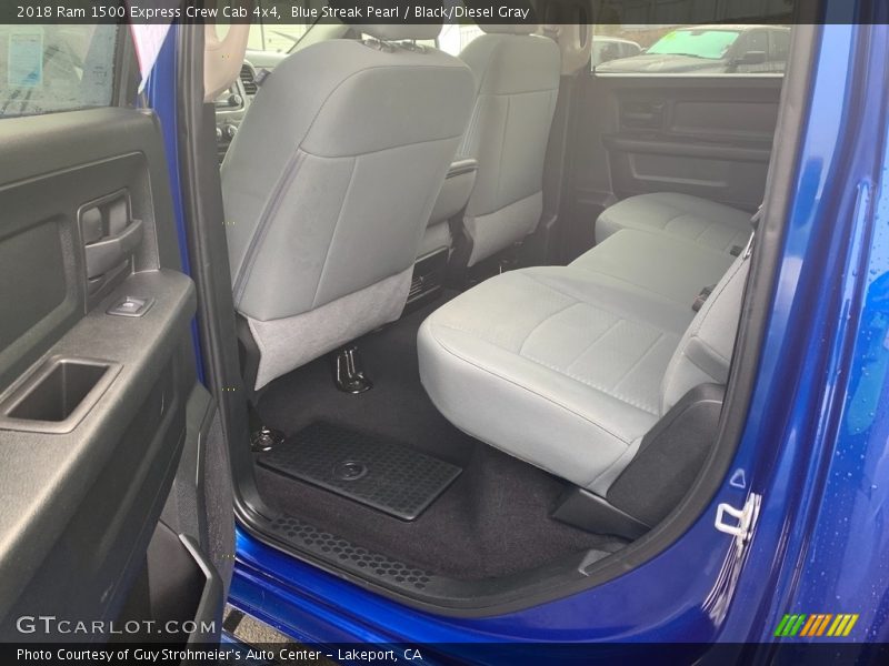Blue Streak Pearl / Black/Diesel Gray 2018 Ram 1500 Express Crew Cab 4x4
