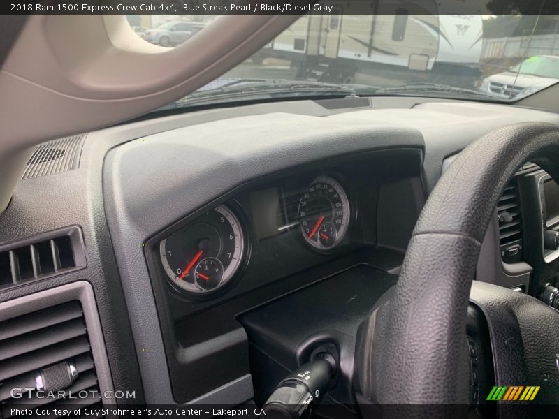Blue Streak Pearl / Black/Diesel Gray 2018 Ram 1500 Express Crew Cab 4x4