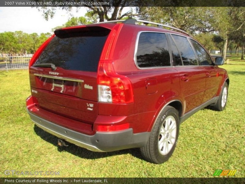 Ruby Red Metallic / Sandstone 2007 Volvo XC90 V8 AWD
