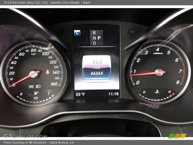 Selenite Grey Metallic / Black 2018 Mercedes-Benz GLC 300
