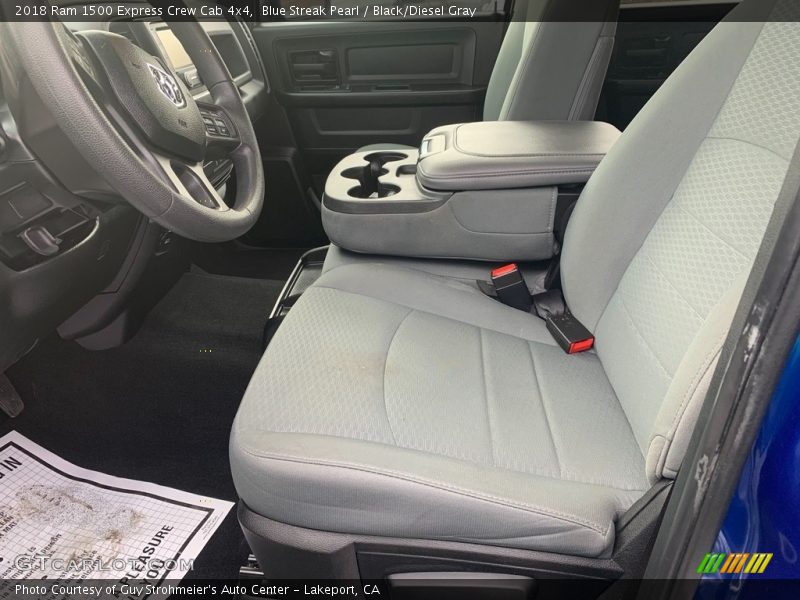Blue Streak Pearl / Black/Diesel Gray 2018 Ram 1500 Express Crew Cab 4x4
