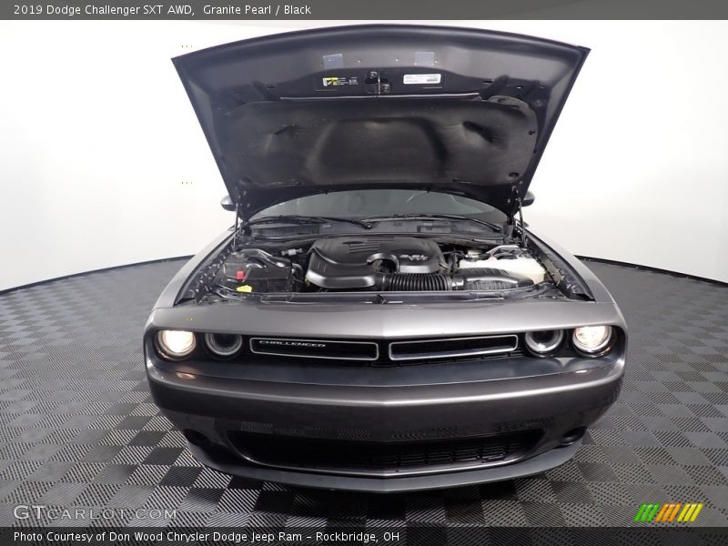 Granite Pearl / Black 2019 Dodge Challenger SXT AWD