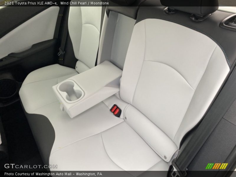 Rear Seat of 2021 Prius XLE AWD-e