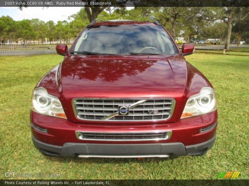 Ruby Red Metallic / Sandstone 2007 Volvo XC90 V8 AWD