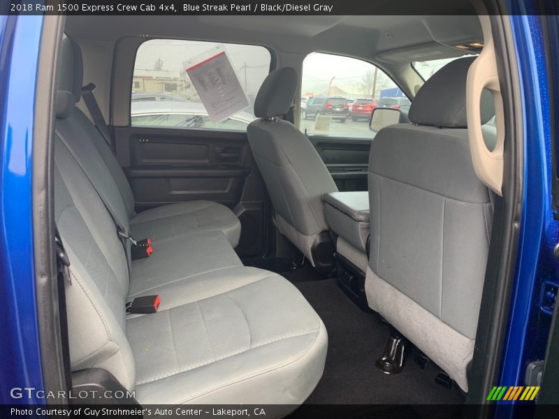 Blue Streak Pearl / Black/Diesel Gray 2018 Ram 1500 Express Crew Cab 4x4