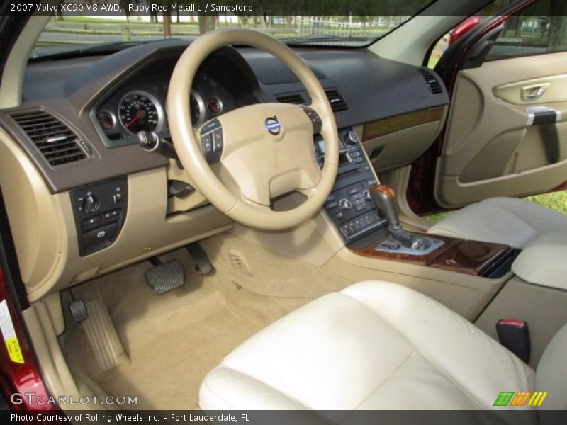 Ruby Red Metallic / Sandstone 2007 Volvo XC90 V8 AWD